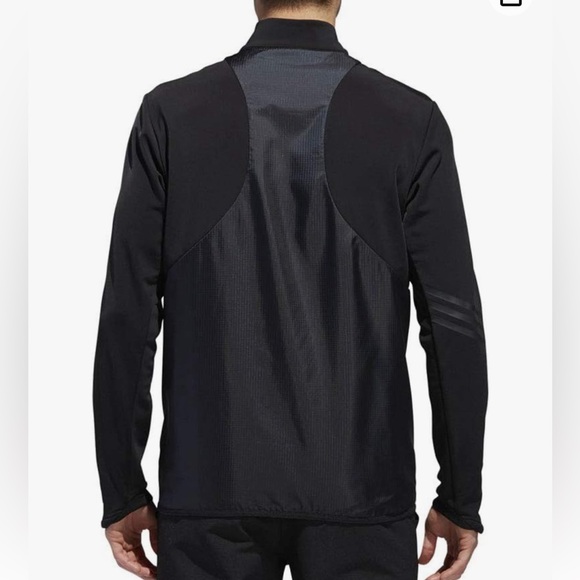 Adidas Men Climaheat Thermal Black Pullover 1/4 Zip. Size 2XL. - Picture 5 of 6